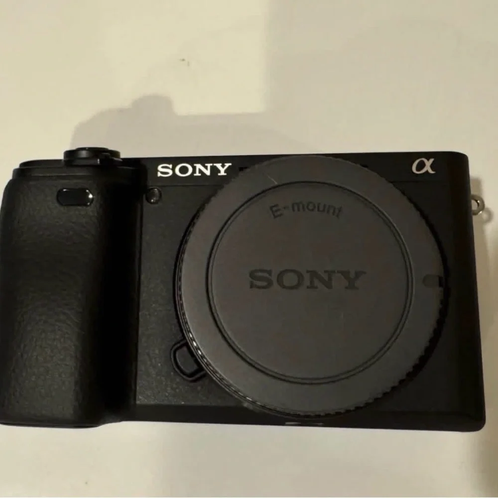 Sony a6400 with Black Display